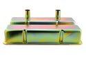 1958-86 CHEVY SMALL BLOCK 283-305-327-350-400 CIRCLE TRACK RACING STEEL VALVE COVERS - ZINC