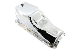 Steel Oil Pan – Fits 1966–1990 Chevy Big‑Block Truck 396‑402‑427‑454 – 6‑Quart Capacity – Chrome Finish
