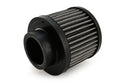 Steel Cotton Filter Breather – Clamp-On 1-3/8" Neck - High-Flow Air Breather Filter - Black