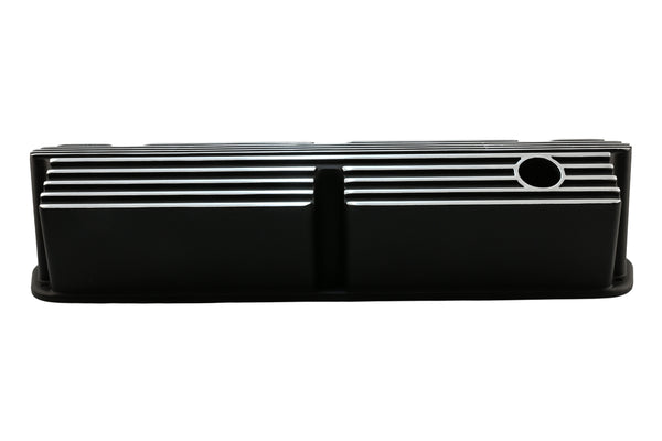 Aluminum Tall Pentroof Valve Covers – Fits 1962–1985 Ford 289 / 302 / 347 / 351W / 427 – Black Finish