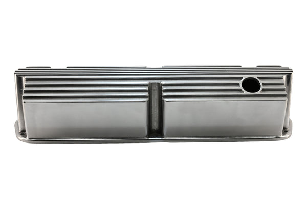 Aluminum Tall Pentroof Valve Covers – Fits 1962–1985 Ford 289 / 302 / 347 / 351W / 427 – Polished