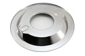 Steel 14" Round Air Cleaner Assembly with 1-1/4" Recessed Base – Chrome