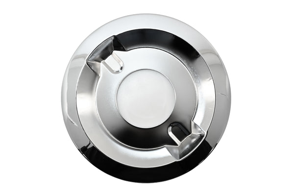 Steel 14" Round Air Cleaner Assembly with 1-1/4" Recessed Base – Chrome