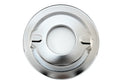 Steel 14" Round Air Cleaner Assembly with 1-1/4" Recessed Base – Chrome