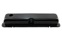 Steel Valve Covers Fits 1986–95 Ford 302 5.0L Fox‑Body Mustang – Smooth – 1 Hole & 1 No‑Hole – Black