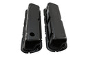 Steel Valve Covers Fits 1986–95 Ford 302 5.0L Fox‑Body Mustang – Smooth – 1 Hole & 1 No‑Hole – Black
