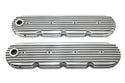 Aluminum Chevy GM LS Engines Retro Finned Valve Covers – Polished