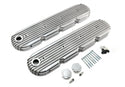 Aluminum Chevy GM LS Engines Retro Finned Valve Covers – Polished