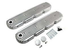 Aluminum Chevy GM LS Engines Retro Finned Valve Covers – Polished
