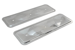 1962-74 CHEVY 194-230-250 STRAIGHT-INLINE 6 CYLINDER STEEL VALVE COVER SIDE PLATE - CHROME (One Plate Only)