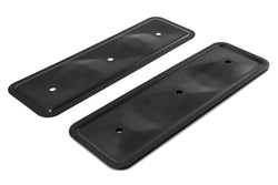 1962-74 CHEVY 194-230-250 STRAIGHT-INLINE 6 CYLINDER STEEL VALVE COVER SIDE PLATE - BLACK (One Plate Only)