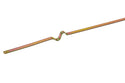 Steel TorqueFlite 727 Locking Transmission Dipstick – Fits Chrysler 727 – Bellhousing Mount – Zinc Finish