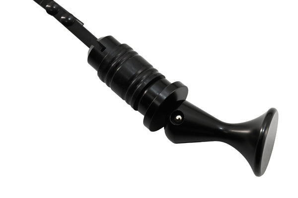 Steel Transmission Dipstick – Locking Style – Fits Chevy/GM TH700 / 4L60E – Bellhousing Mount – Black
