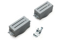 Polished Aluminum Ball Milled Valve Covers – Fits 1958–1986 Chevy Small Block 283 / 305 / 327 / 350 / 400 – Short Style – Baffled
