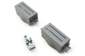 Polished Aluminum Ball Milled Valve Covers – Fits 1958–1986 Chevy Small Block 283 / 305 / 327 / 350 / 400 – Short Style – Baffled