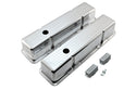 1958-86 CHEVY SMALL BLOCK 283-305-327-350-400 TALL POLISHED ALUMINUM VALVE COVERS - BALL MILLED
