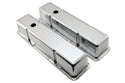 1958-86 CHEVY SMALL BLOCK 283-305-327-350-400 TALL POLISHED ALUMINUM VALVE COVERS - BALL MILLED