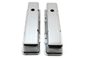1958-86 CHEVY SMALL BLOCK 283-305-327-350-400 TALL POLISHED ALUMINUM VALVE COVERS - BALL MILLED