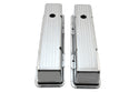 1958-86 CHEVY SMALL BLOCK 283-305-327-350-400 TALL POLISHED ALUMINUM VALVE COVERS - BALL MILLED