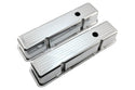 1958-86 CHEVY SMALL BLOCK 283-305-327-350-400 TALL POLISHED ALUMINUM VALVE COVERS - BALL MILLED