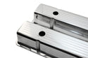 1958-86 CHEVY SMALL BLOCK 283-305-327-350-400 TALL POLISHED ALUMINUM VALVE COVERS - BALL MILLED