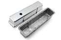 1958-86 CHEVY SMALL BLOCK 283-305-327-350-400 TALL POLISHED ALUMINUM VALVE COVERS - BALL MILLED