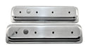 Aluminum 1987–97 Chevy Short Valve Covers Center Bolt – Smooth – Polished