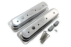 Aluminum 1987–97 Chevy Short Valve Covers Center Bolt – Smooth – Polished