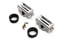 Aluminum 1987–97 Chevy Short Valve Covers Center Bolt – Full Finned – Black