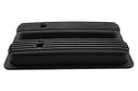 Aluminum 1987–97 Chevy Short Valve Covers Center Bolt – Full Finned – Black