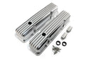 Aluminum Tall Valve Covers Fits 1958–86 Chevy Small Block 283/305 / 327/350 / 383/400 – Full Finned – Polished Finish