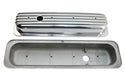 Aluminum 1987–97 Chevy Short Valve Covers Center Bolt – Full Finned – Polished