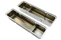 1958-86 STEEL CHEVY SMALL BLOCK 283-305-327-350-400 TALL SMOOTH VALVE COVERS - CHROME