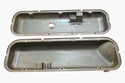 Steel OEM‑Style Short Valve Covers Fits 1965–1972 Big Block Chevy BBC 396‑427‑454 – Recessed Corner – 1–2 Holes – Orange (With Dripper Rails)