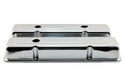 1958-86 CHEVY SMALL BLOCK 283-305-327-350-400 OEM STYLE SHORT VALVE COVERS - CHROME