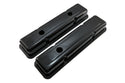 1958-86 CHEVY SMALL BLOCK 283-305-327-350-400 OEM STYLE SHORT VALVE COVERS - BLACK