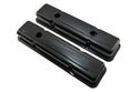 1958-86 CHEVY SMALL BLOCK 283-305-327-350-400 OEM STYLE SHORT VALVE COVERS - BLACK