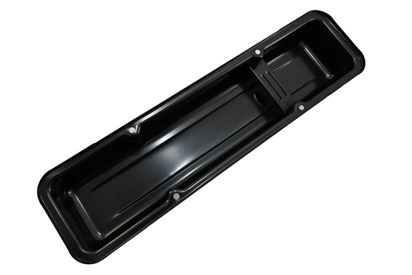 1958-86 CHEVY SMALL BLOCK 283-305-327-350-400 OEM STYLE SHORT VALVE COVERS - BLACK