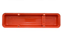 1958-86 CHEVY SMALL BLOCK 283-305-327-350-400 OEM STYLE SHORT VALVE COVERS - ORANGE