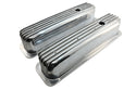 Aluminum 1987–97 Chevy Center Bolt Tall Valve Covers – Finned – Polished