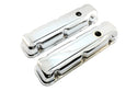 1968-81 BUICK SMALL BLOCK 350 SHORT STEEL VALVE COVERS - CHROME