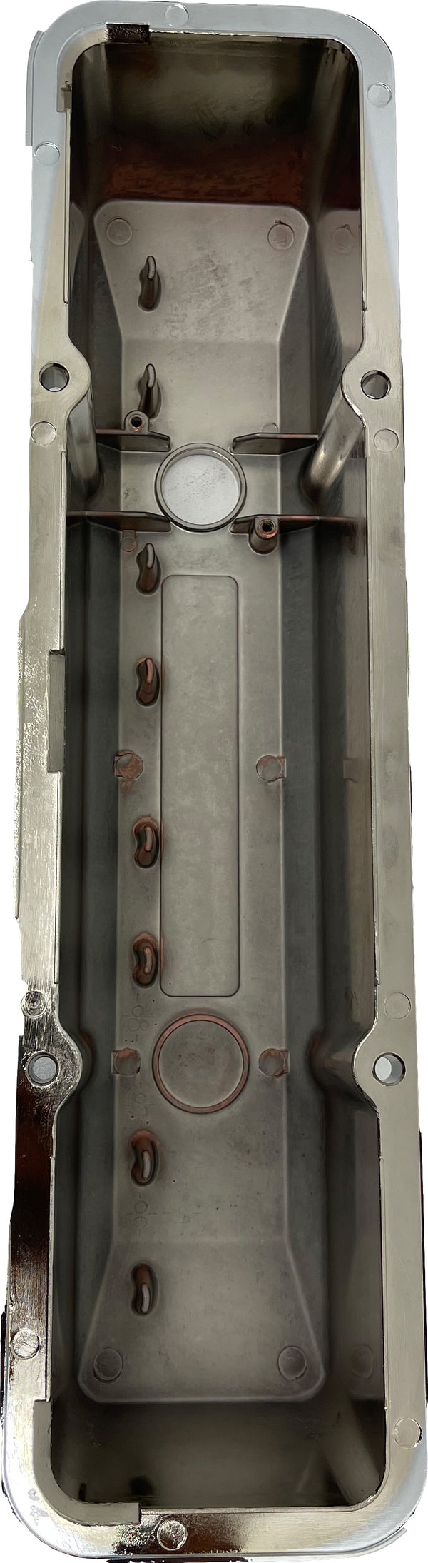 CFR Performance Compatible/Replacement Aluminum 1958–86 Chevy SB Recessed Tall Valve Covers Smooth - Polished