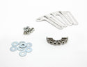 BALL MILLED CHROME BILLET ALUMINUM WIRE LOOM SET - CHEVY-FORD-MOPAR