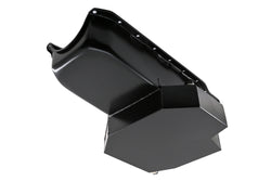 STEEL 1986-2002 CHEVY SB 305-427 ROAD RACING OIL PAN W- WINDAGE TRAY - BLACK