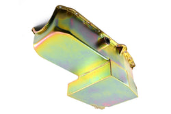 STEEL1958-79 CHEVY SB 283-400 IMCA CIRCLE TRACK RACING OIL PAN W-INSPECTION PLUG - ZINC