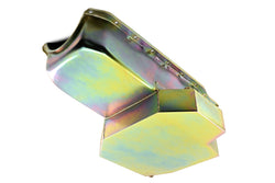 STEEL RACING OIL PAN – ZINC COATED – COMPATIBLE WITH 1986–2002 CHEVY SB 283/305/327/350/400 (ONE-PIECE REAR MAIN SEAL)