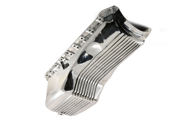 ALUMINUM 1965-90 CHEVY BB 396-402-427-454 GEN 4 OIL PAN - POLISHED