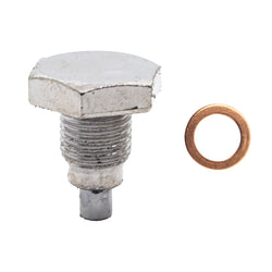CFR STEEL MAGNETIC DRAIN PLUG W / 1 COPPER WASHER 1/2"-20 RH 1 X HZ-9065 - CHROME  H4 4X5