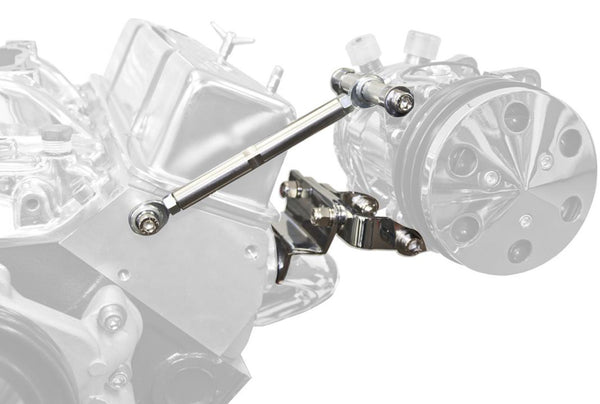 Sanden 508 Adjustable A/C Header Bracket Kit Fits SBC – Chrome