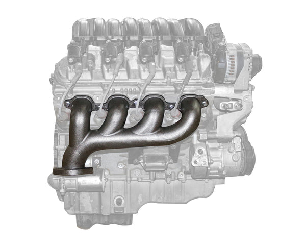 CAST IRON EXHAUST MANIFOLDS CHEVY LT BASED - CERAMIC BLACK